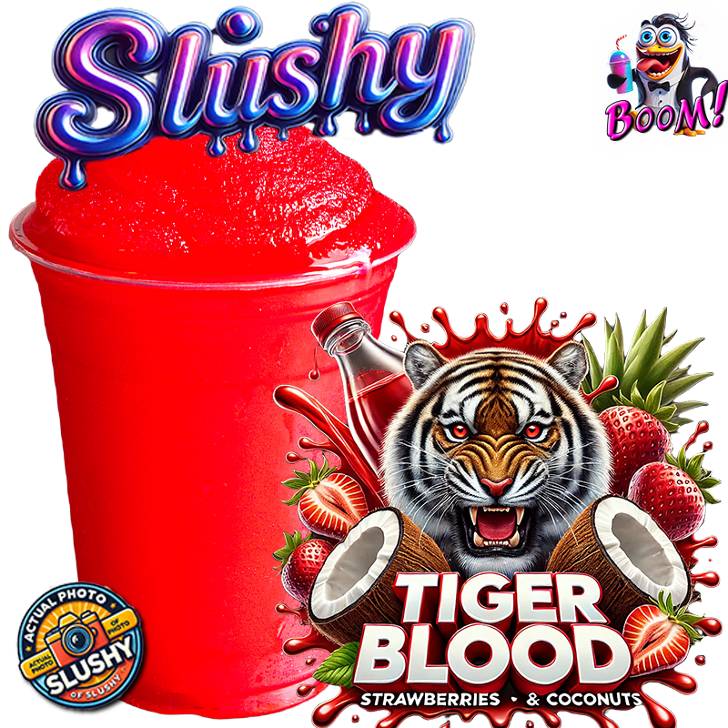 Tiger Slushy Slushy Syrup Concentrate 5 Lt