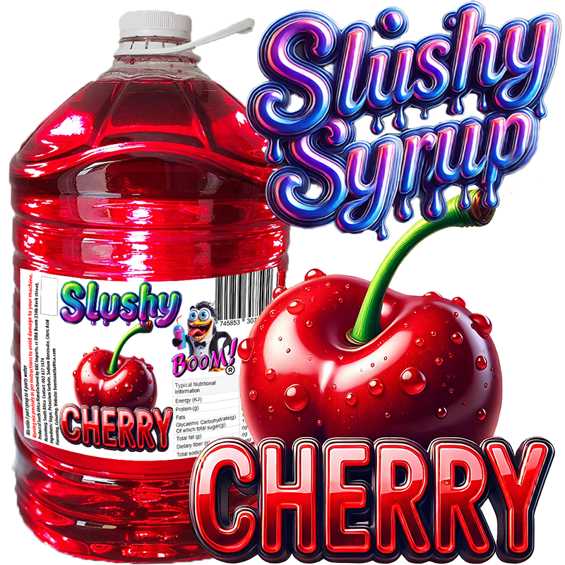 Cherry Slushy Syrup Concentrate 5 Lt