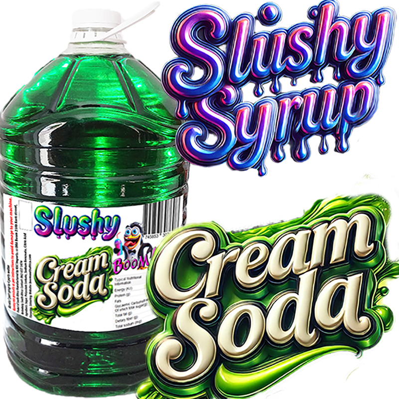 Cream Soda Slushy Syrup Concentrate 5 Lt