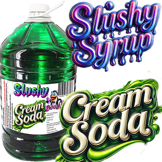 Cream Soda Slushy Syrup Concentrate 5 Lt