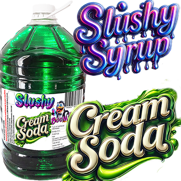 Cream Soda Slushy Syrup Concentrate 5 Lt