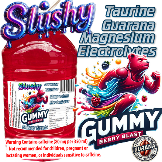Gummy Berry Blast Slushy Syrup Concentrate 5L