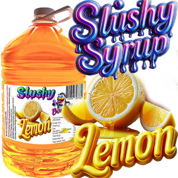Lemon Slushy Syrup Concentrate 5 Lt