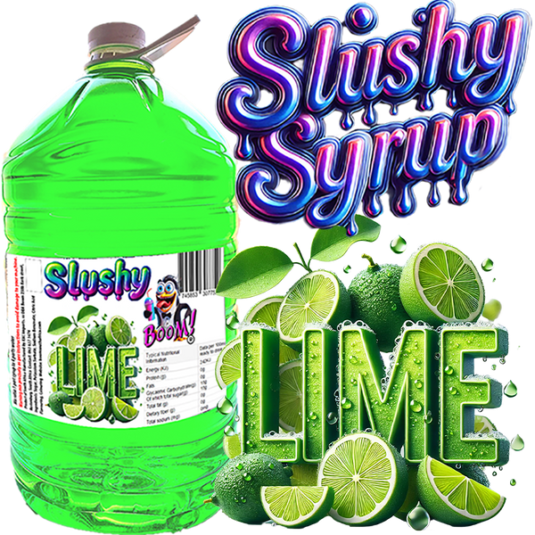 Lime Slushy Slushy Syrup Concentrate 5 Lt