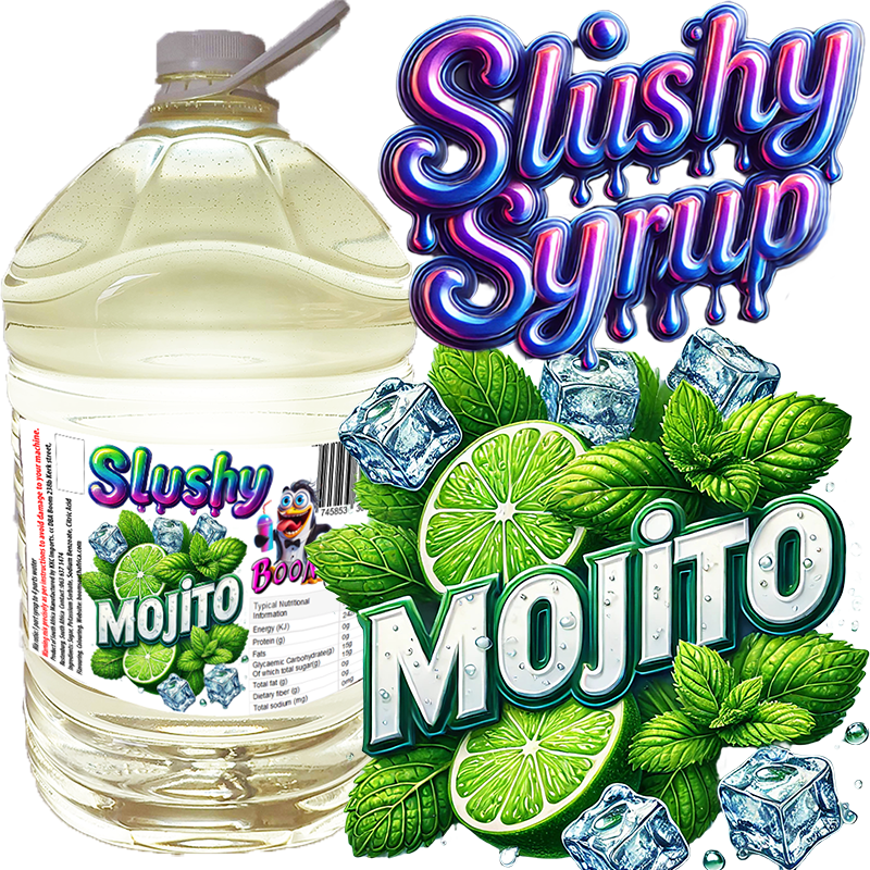 Mojito Slushy Syrup Concentrate 5 Lt
