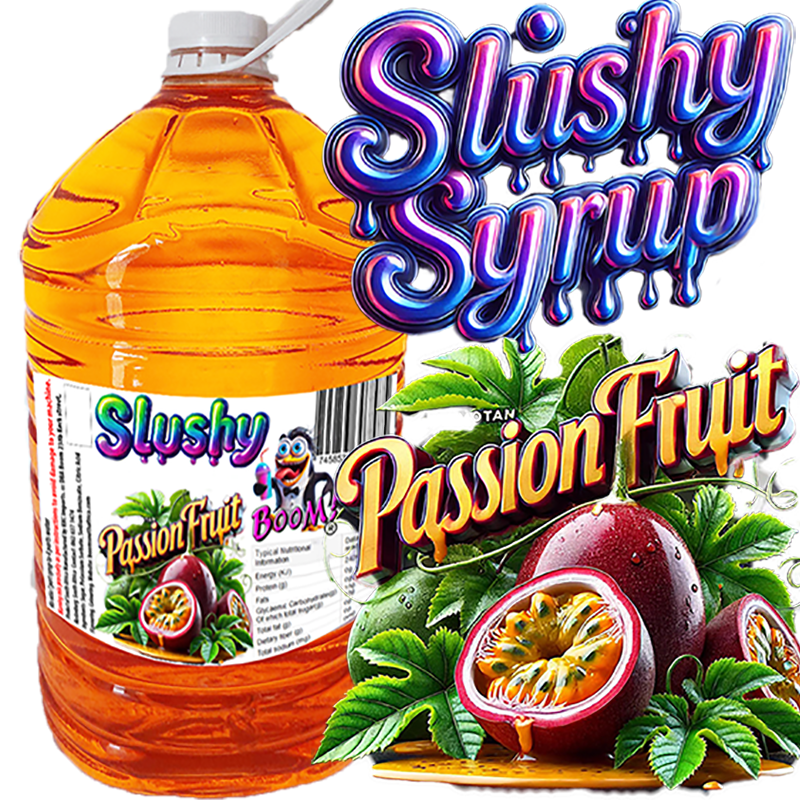Passion fruit Slushy Syrup Concentrate 5 Lt