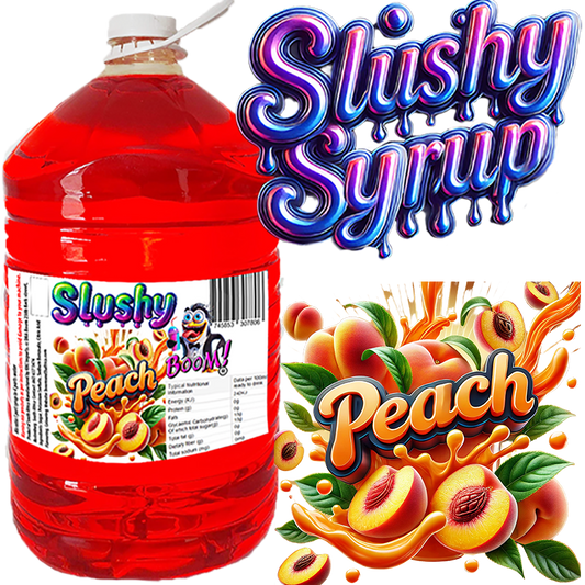 Peach Ice Tea Slushy Syrup Concentrate 5L