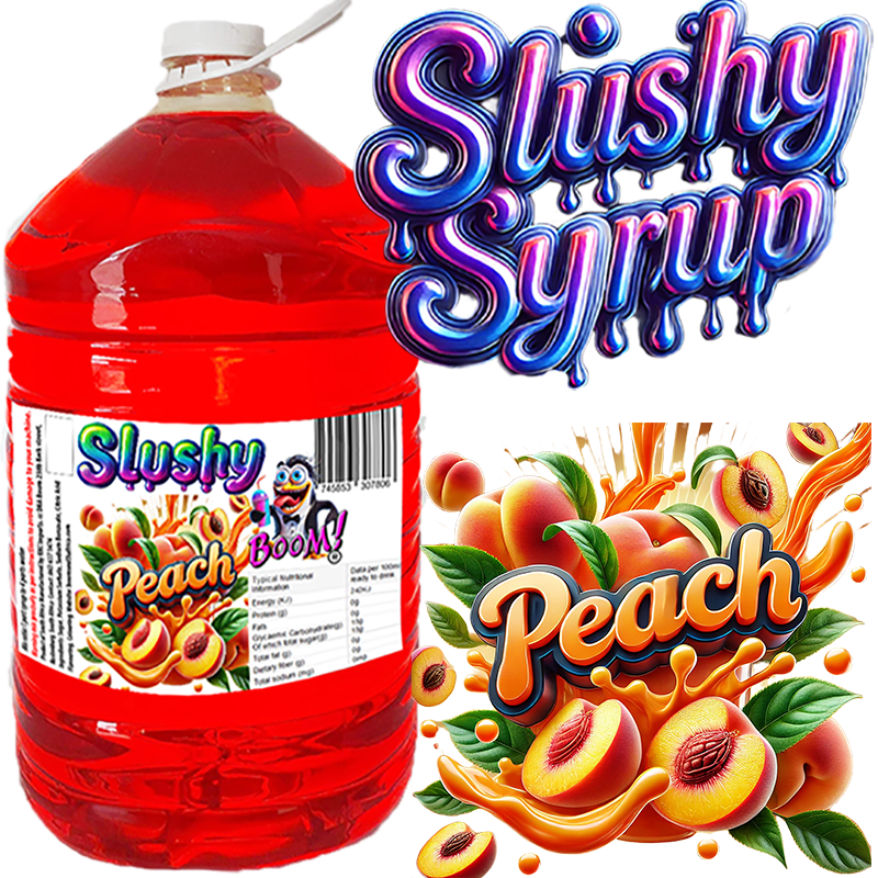 Peach Ice Tea Slushy Syrup 5 Lt Concentrate