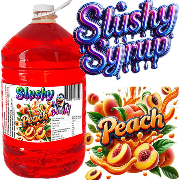 Peach Ice Tea Slushy Syrup 5 Lt Concentrate