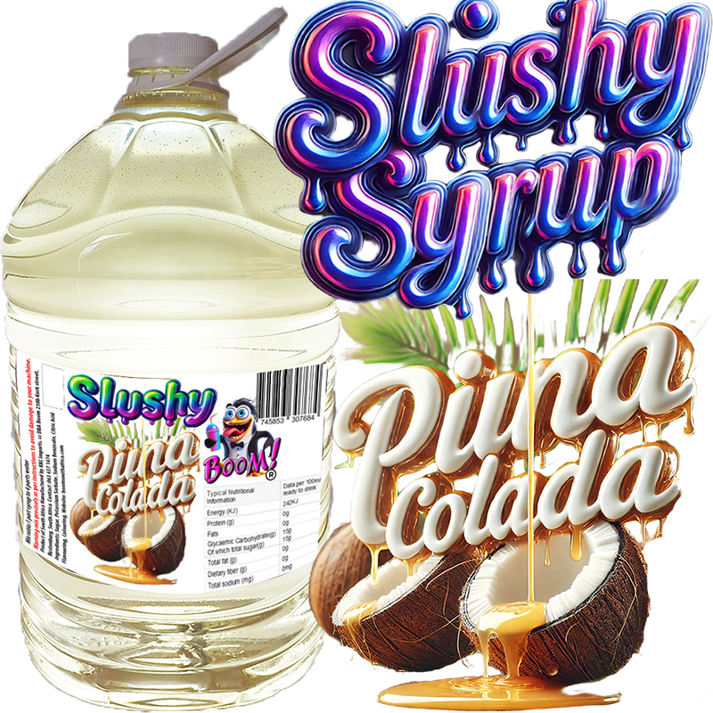 Pina Colada Slushy Syrup Concentrate 5 Lt