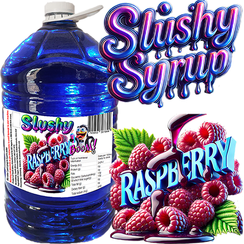 Raspberry Slushy Syrup Concentrate 5 Lt