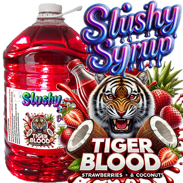 Tiger Slushy Slushy Syrup Concentrate 5 Lt