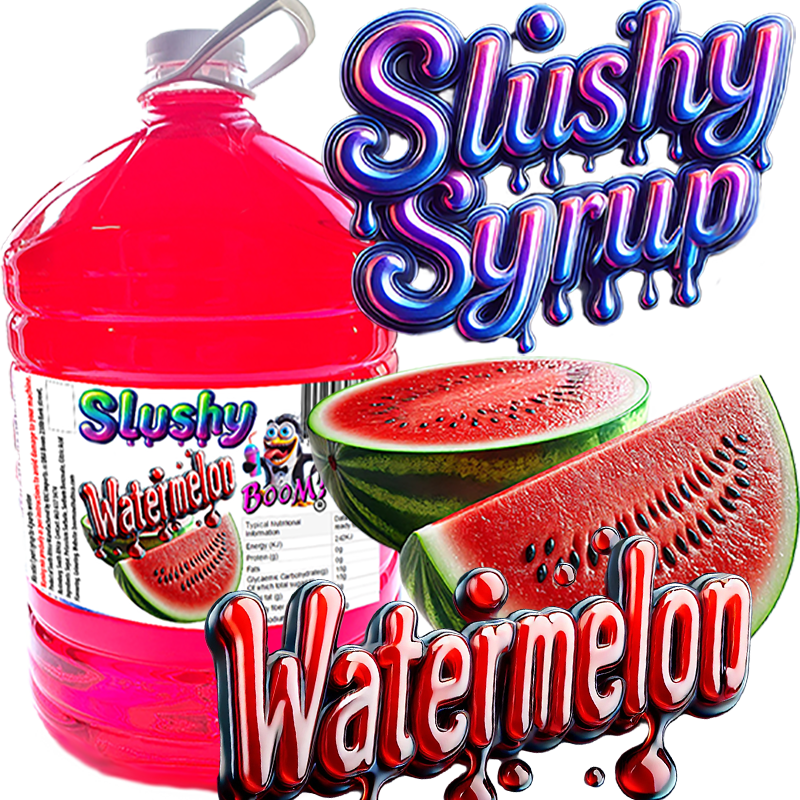 Water Melon Slushy Syrup Concentrate 5 Lt